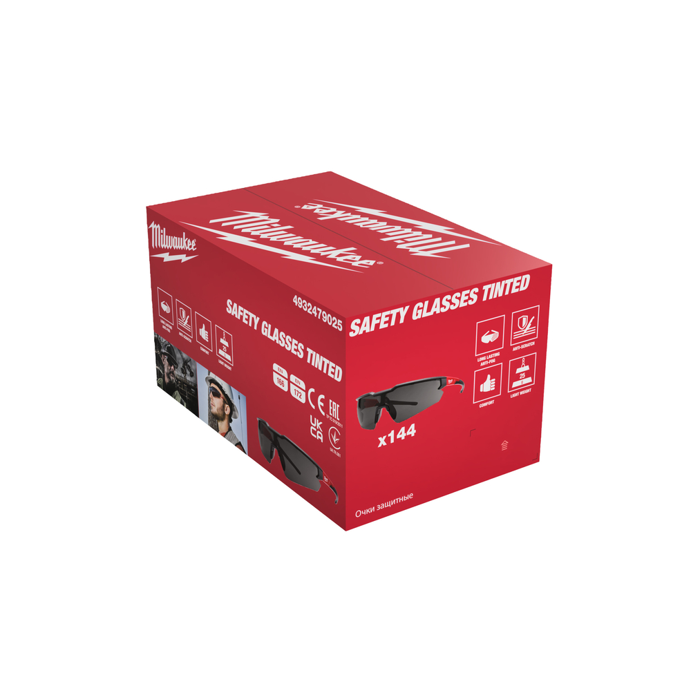 Lunettes de securite tintees 144 paires MILWAUKEE EPI - 4932479025