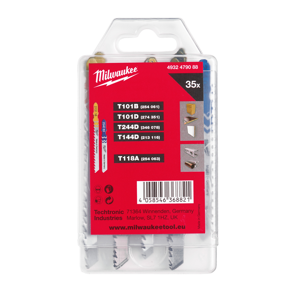 Set de 35 lames de scie sauteuse MILWAUKEE ACCESSOIRES - 4932479088