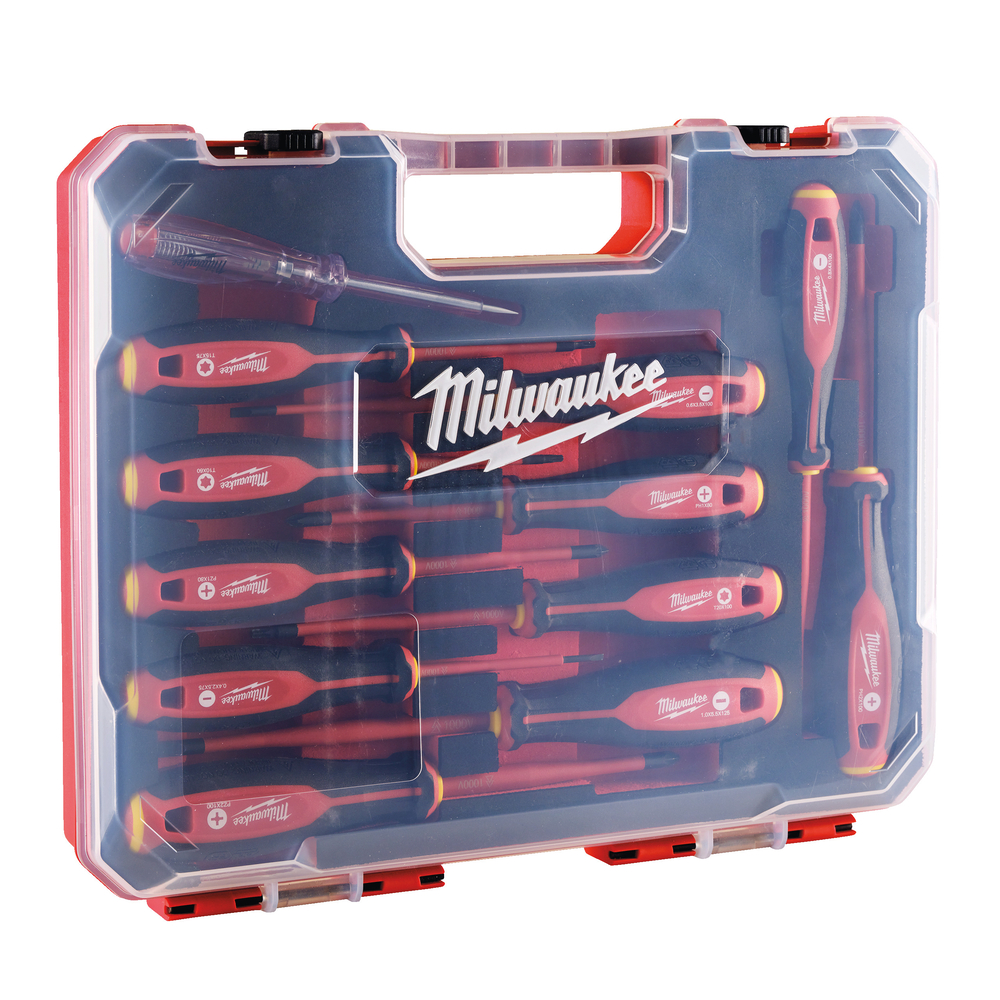 Coffret 12 tournevis trilobe VDE MILWAUKEE ACCESSOIRES - 4932479095
