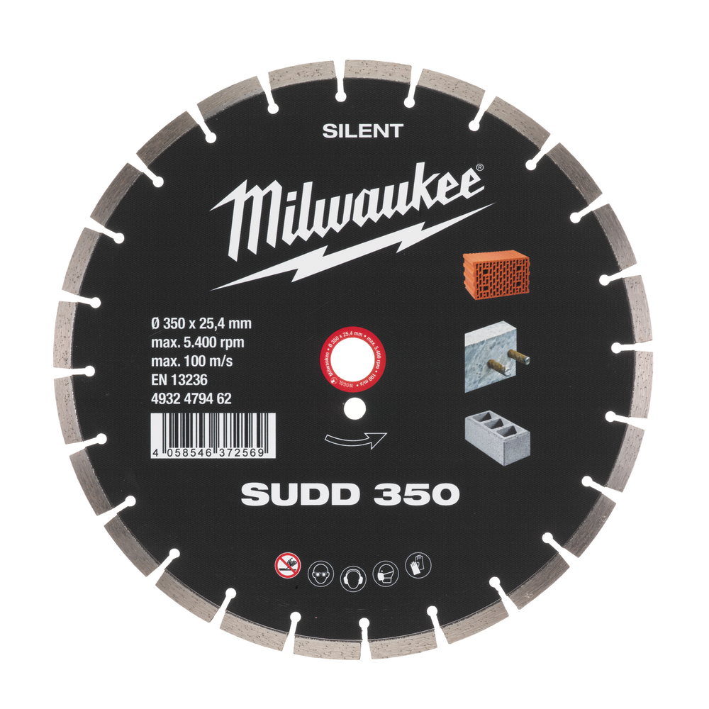 Disque diamant sudd 350mm MILWAUKEE ACCESSOIRES - 4932479462