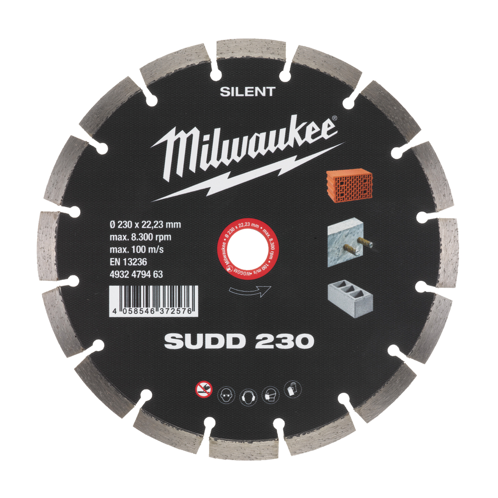 Disque diamant sudd 230mm MILWAUKEE ACCESSOIRES - 4932479463