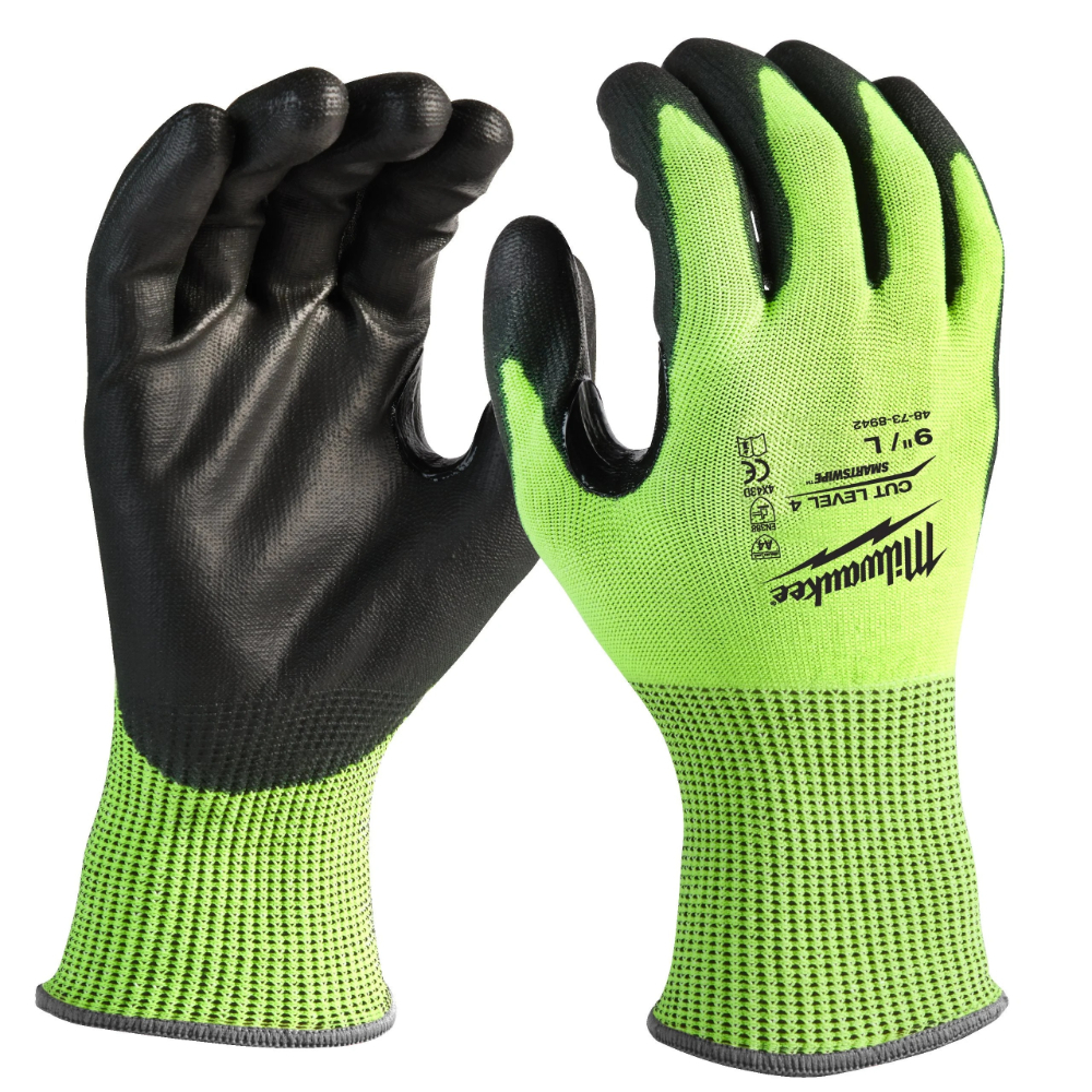 Gants Haute-visibilité Anti-coupure D - MILWAUKEE
