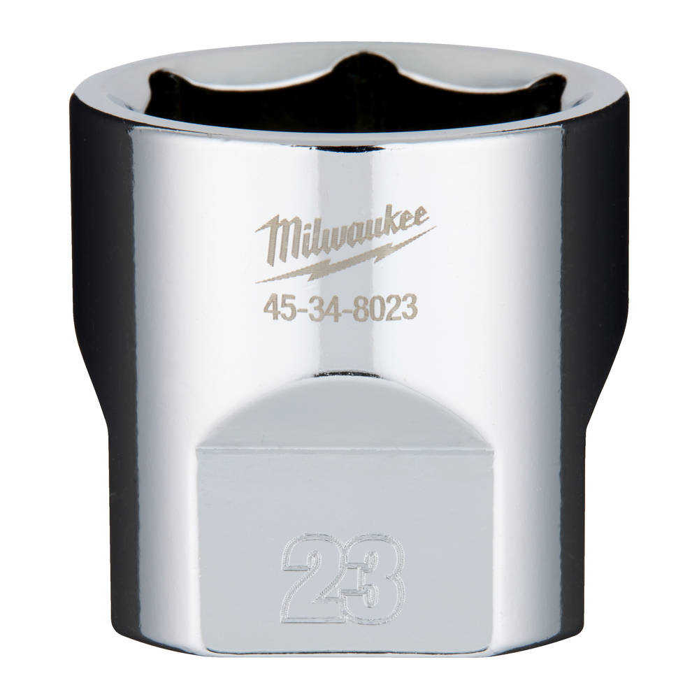 Douille a cliquet 3/8 courte 23 mm MILWAUKEE ACCESSOIRES - 4932479999
