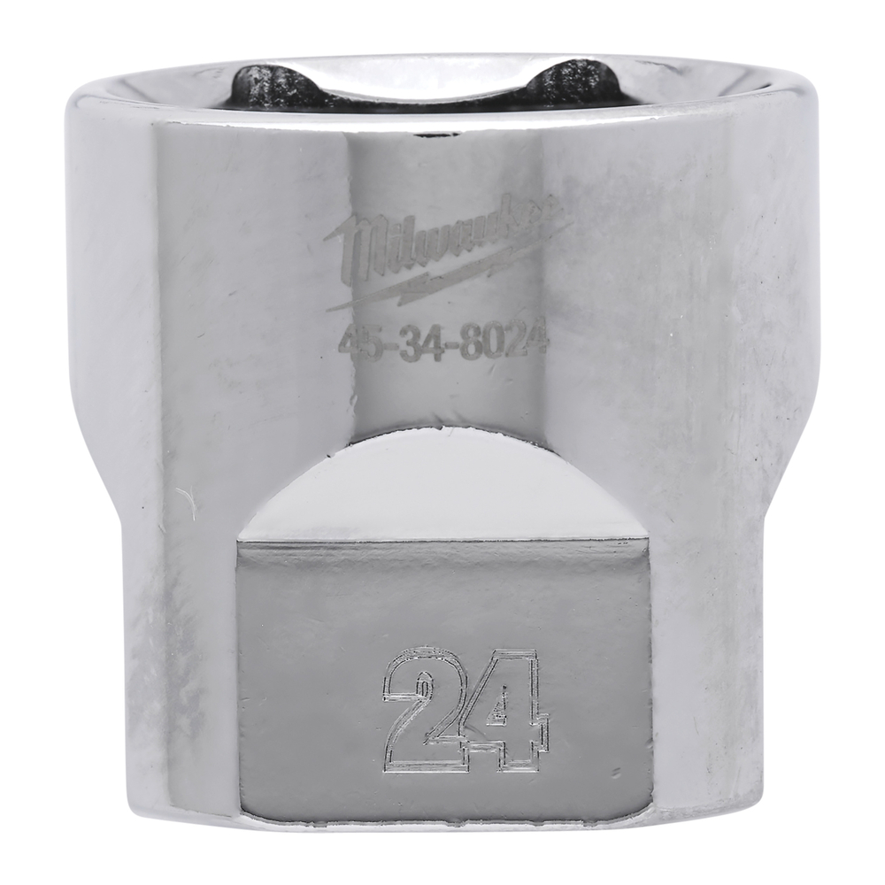 Douille a cliquet 3/8 courte 24 mm MILWAUKEE ACCESSOIRES - 4932480000