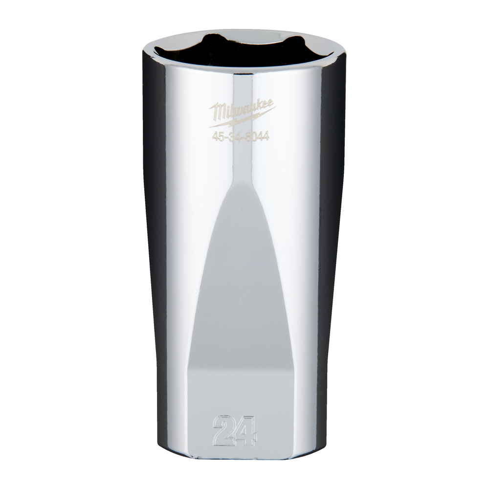Douille a cliquet 3/8 longue 24 mm MILWAUKEE ACCESSOIRES - 4932480005