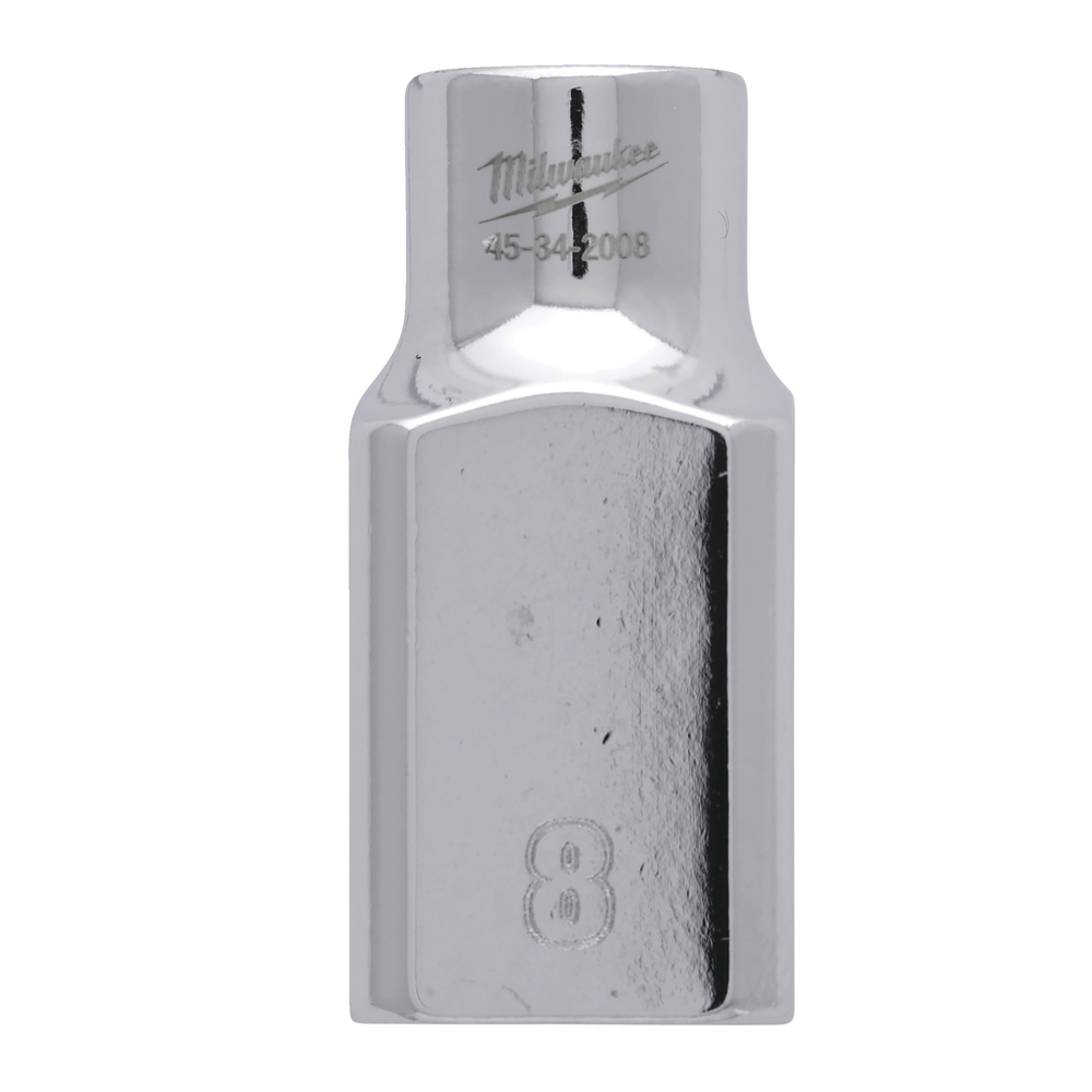 Douille a cliquet 1/2 courte 8 mm MILWAUKEE ACCESSOIRES - 4932480006