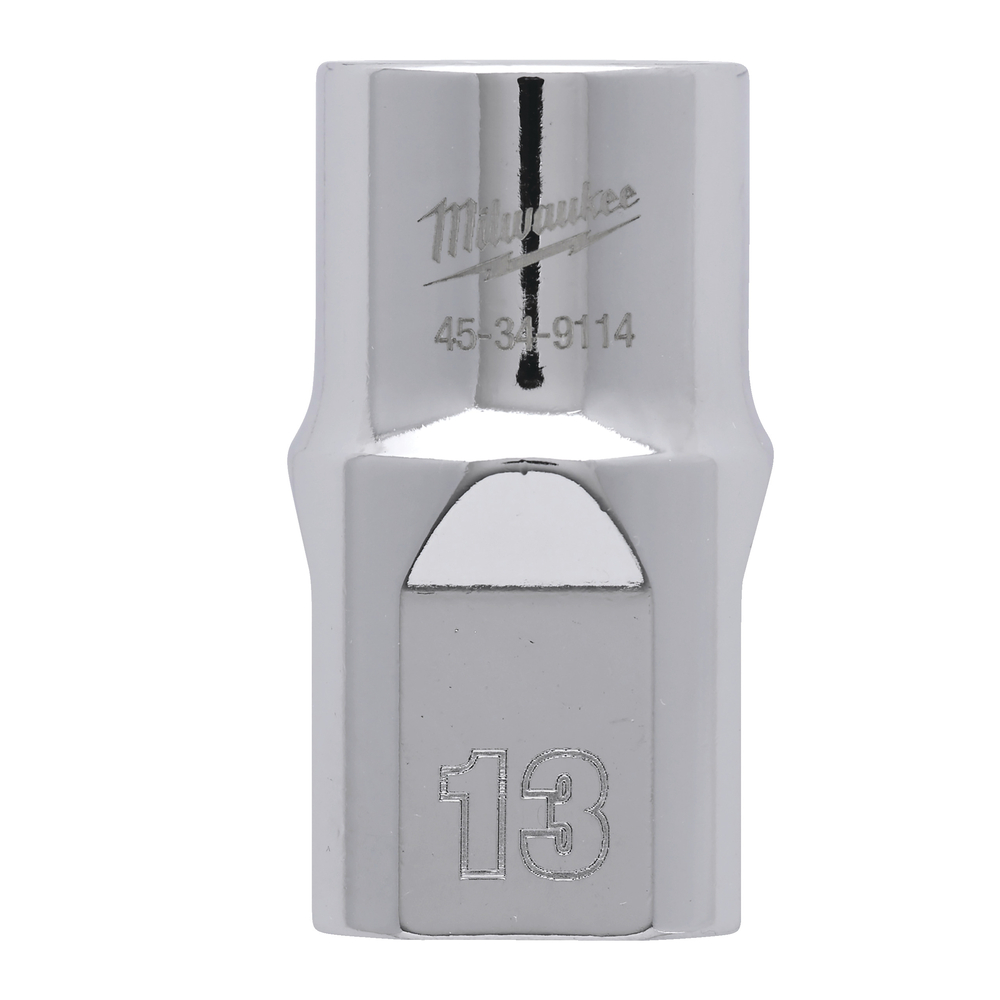 Douille a cliquet 1/2 courte 13 mm MILWAUKEE ACCESSOIRES - 4932480011