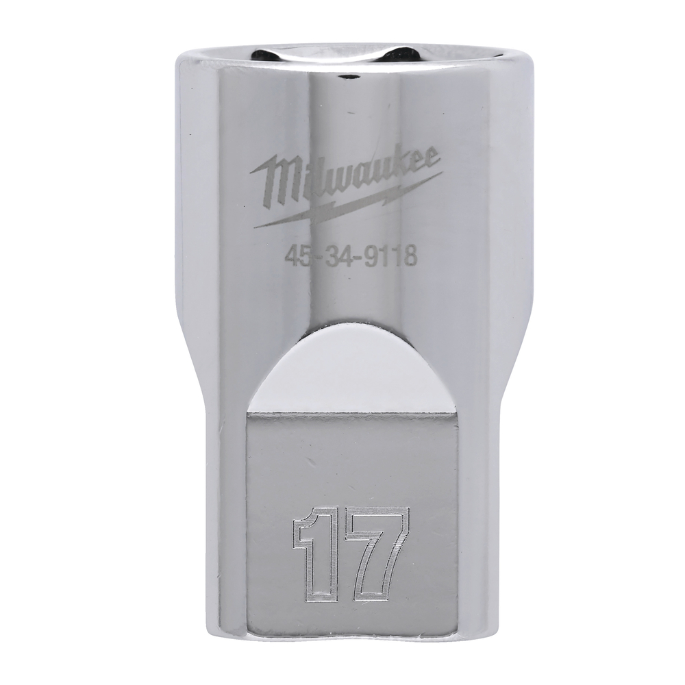 Douille a cliquet 1/2 courte 17 mm MILWAUKEE ACCESSOIRES - 4932480015