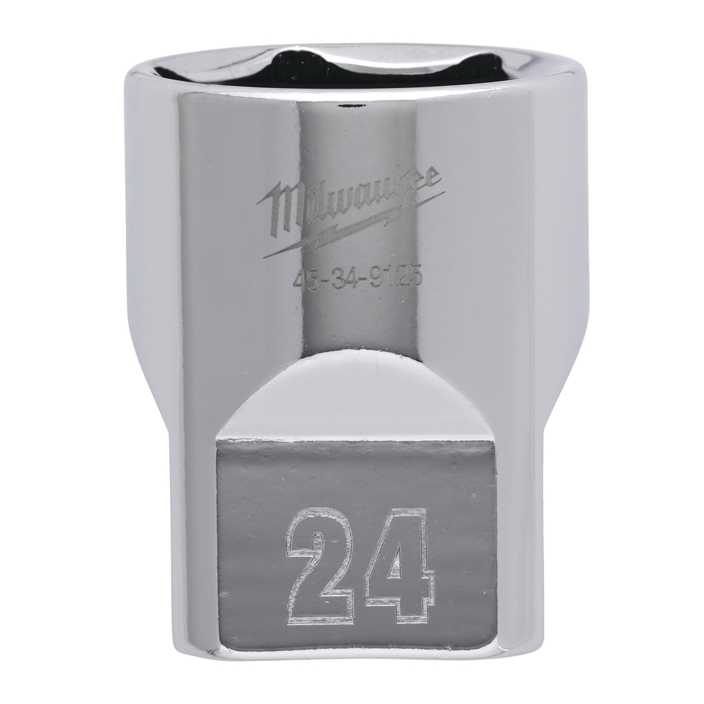 Douille a cliquet 1/2 courte 24 mm MILWAUKEE ACCESSOIRES - 4932480022