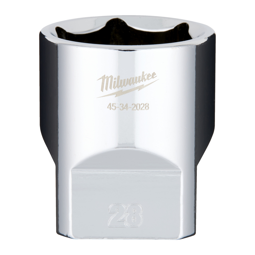 Douille a cliquet 1/2 courte 28 mm MILWAUKEE ACCESSOIRES - 4932480026