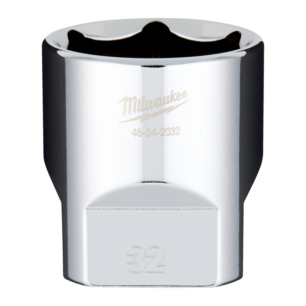 Douille a cliquet 1/2 courte 32 mm MILWAUKEE ACCESSOIRES - 4932480028