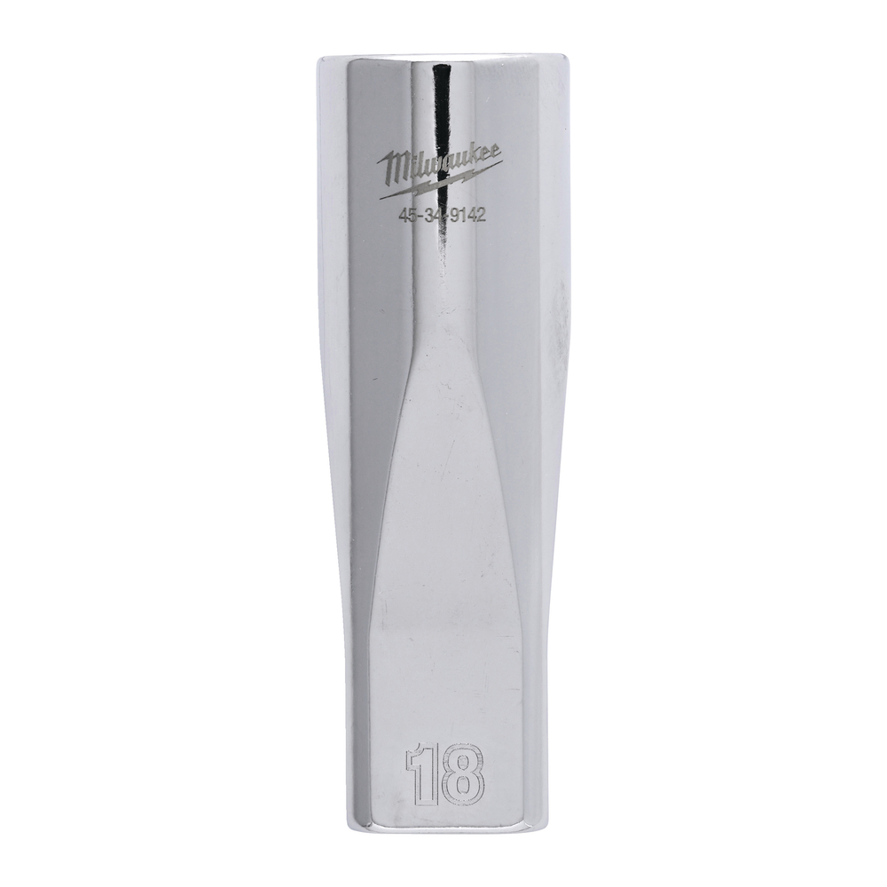 Douille a cliquet 1/2 longue 18 mm MILWAUKEE ACCESSOIRES - 4932480038