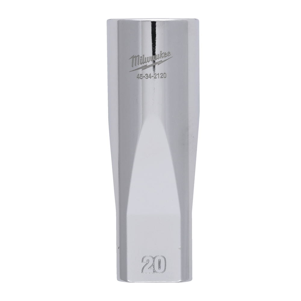 Douille a cliquet 1/2 longue 20 mm MILWAUKEE ACCESSOIRES - 4932480040