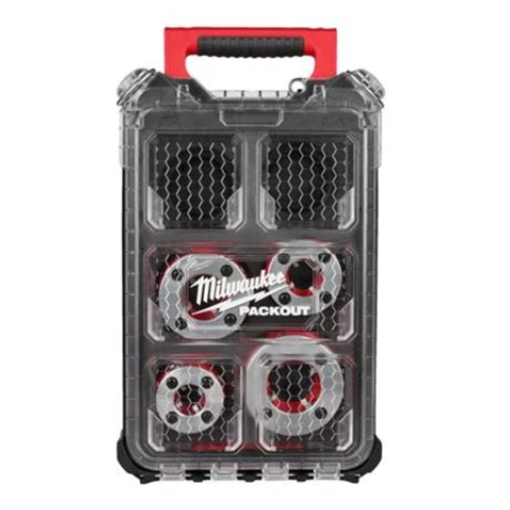 Coffret de têtes de filetage MILWAUKEE FPT114HK BSPT Alloy Packout 4932480250