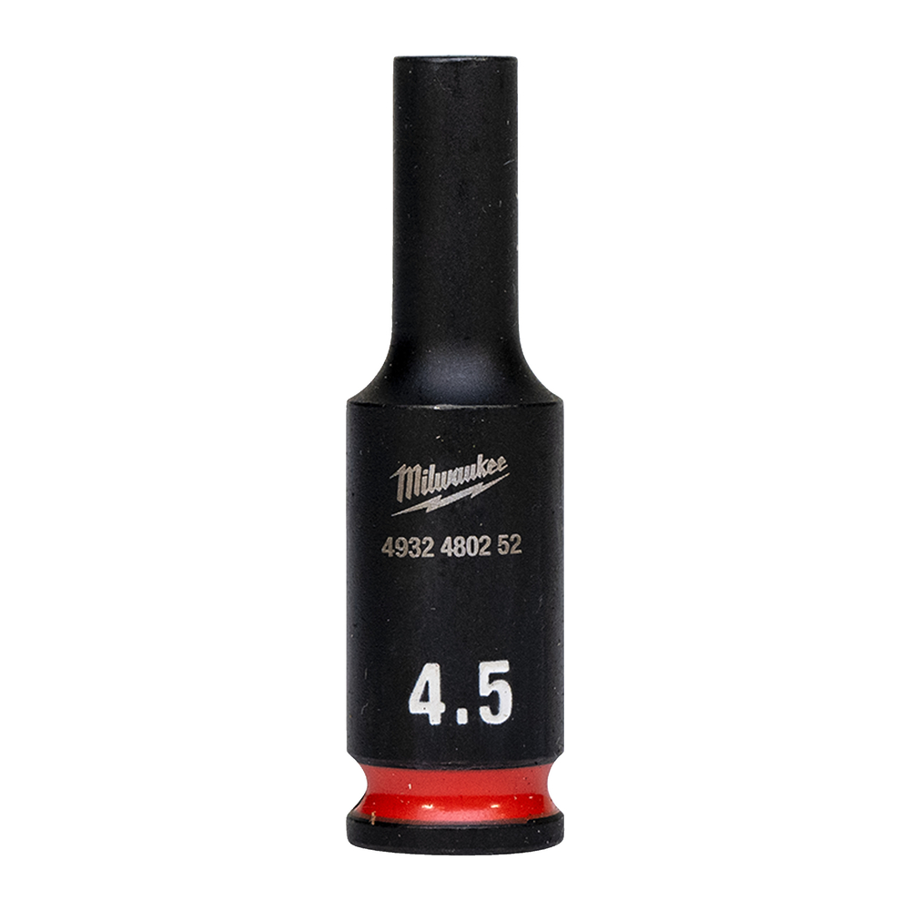 Douille MILWAUKEE ACCESSOIRES shockwave hexagonale 1/4 longue - 4932480252