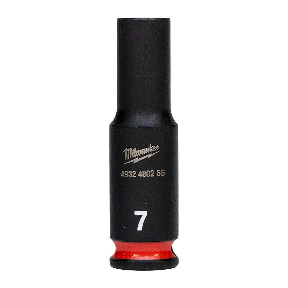 Douille MILWAUKEE ACCESSOIRES shockwave hexagonale 1/4 longue - 4932480256