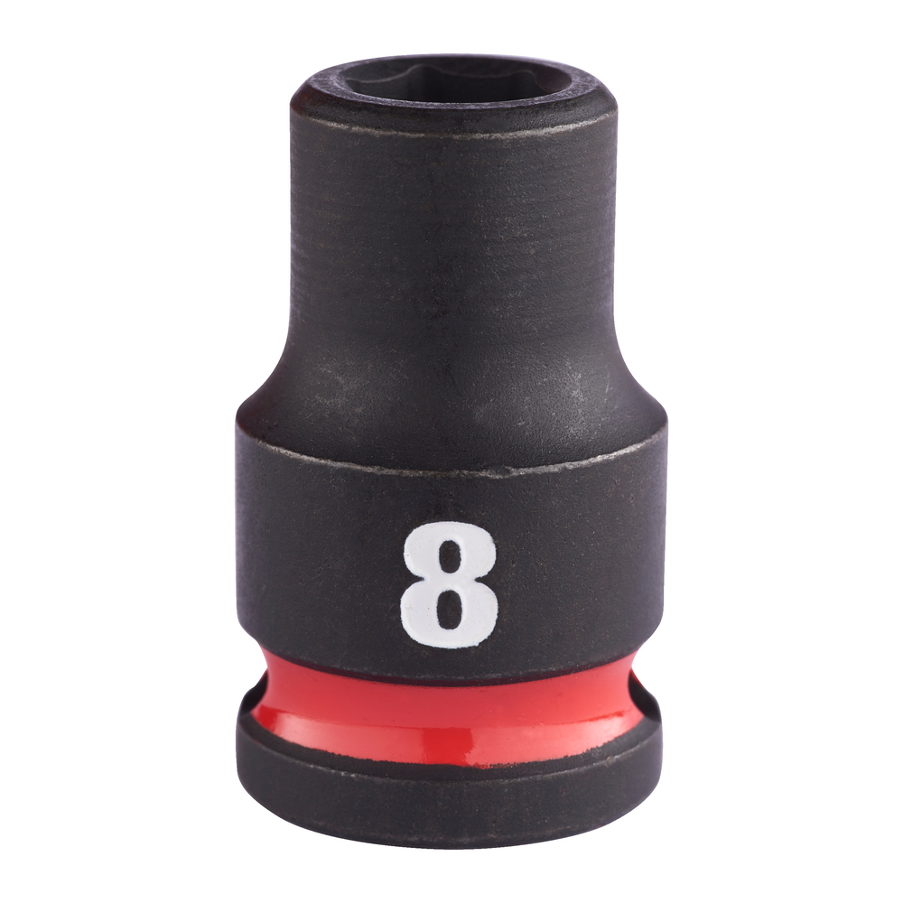 Douille MILWAUKEE ACCESSOIRES shockwave hexagonale 3/8 courte - 4932480265
