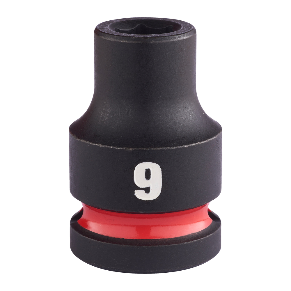 Douille shockwave 1/2 hex courte 9 mm MILWAUKEE ACCESSOIRES - 4932480303
