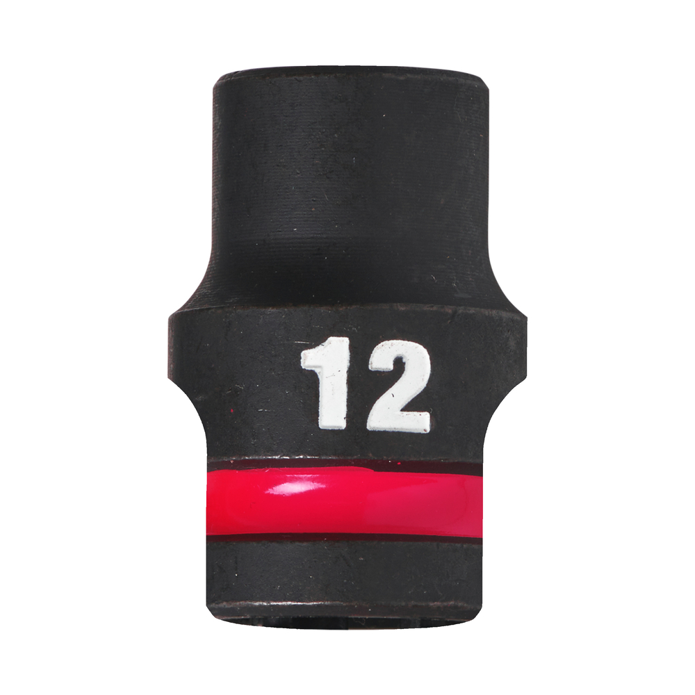Douille shockwave 1/2 hex courte 12 mm MILWAUKEE ACCESSOIRES - 4932480306