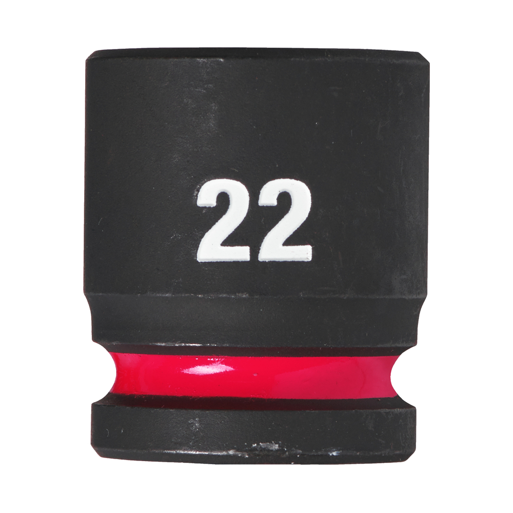 Douille shockwave 1/2 hex courte 22 mm MILWAUKEE ACCESSOIRES - 4932480316