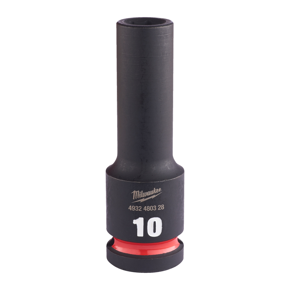 Douille shockwave 1/2 hex longue 10 mm MILWAUKEE ACCESSOIRES - 4932480328