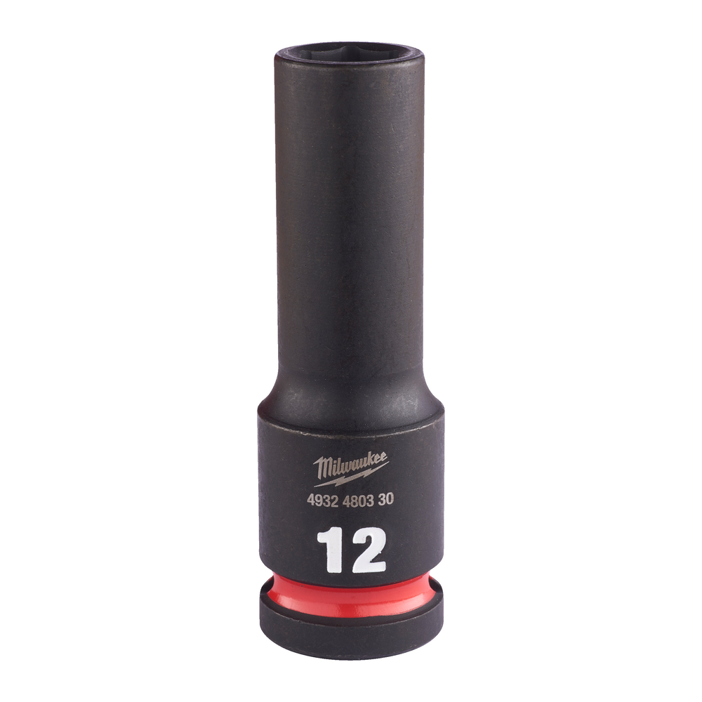 Douille shockwave 1/2 hex longue 12 mm MILWAUKEE ACCESSOIRES - 4932480330