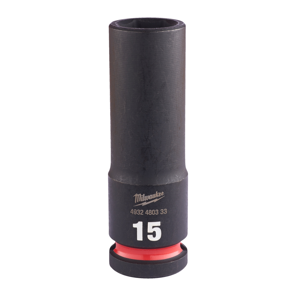 Douille shockwave 1/2 hex longue 15 mm MILWAUKEE ACCESSOIRES - 4932480333