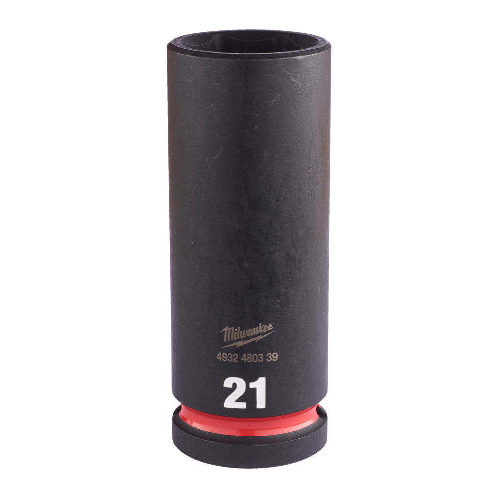 Douille shockwave 1/2 hex longue 21 mm MILWAUKEE ACCESSOIRES - 4932480339