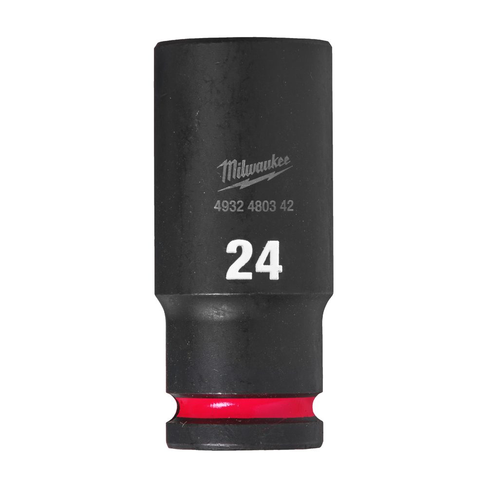 Douille shockwave 1/2 hex longue 24 mm MILWAUKEE ACCESSOIRES - 4932480342
