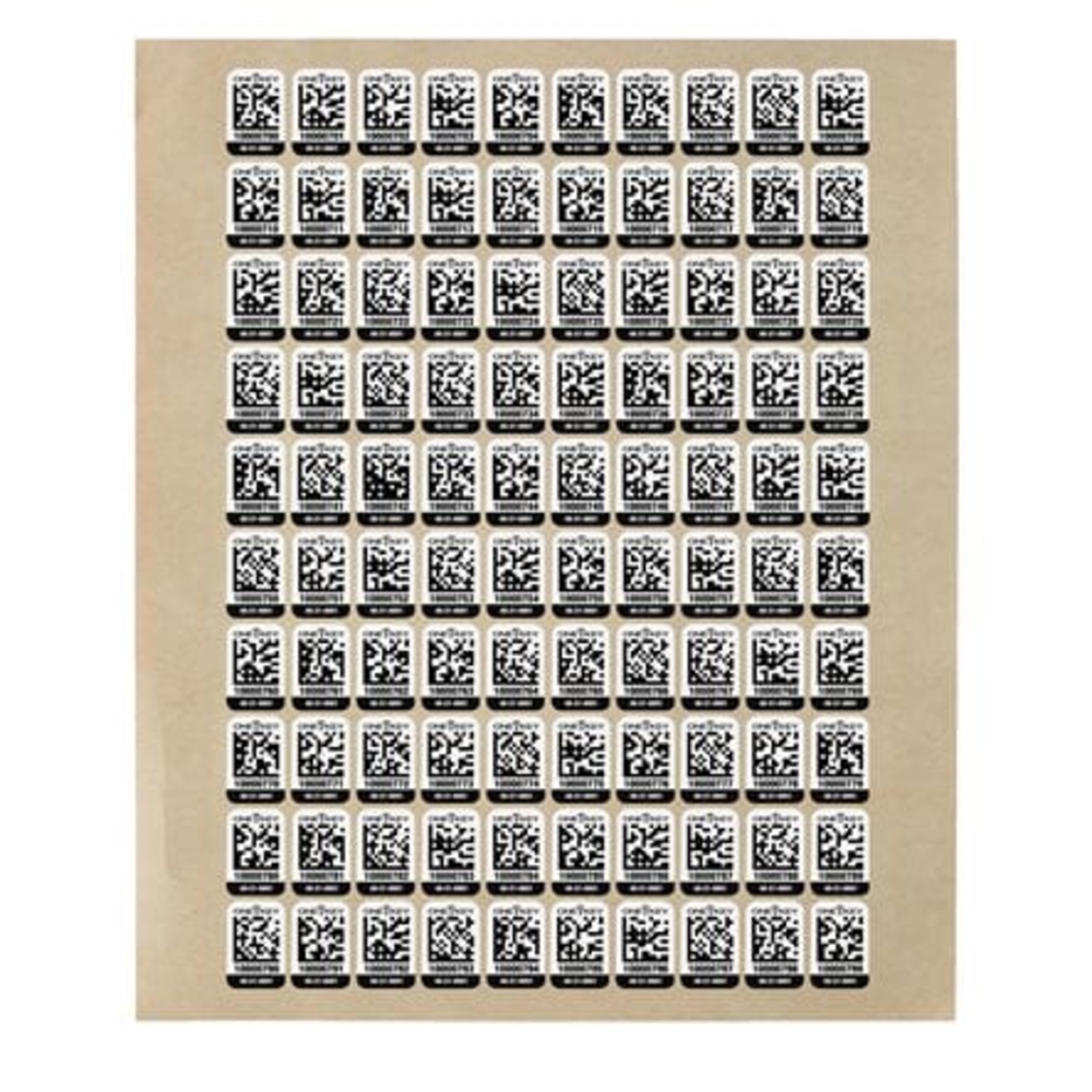 Petite étiquette QR CODE ONE-KEY pour surface plastique 200 pcs MILWAUKEE - 4932480559