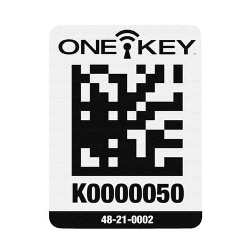 Grande étiquette QR CODE ONE-KEY large pour surface plastique Lot de 100 MILWAUKEE - 4932480560