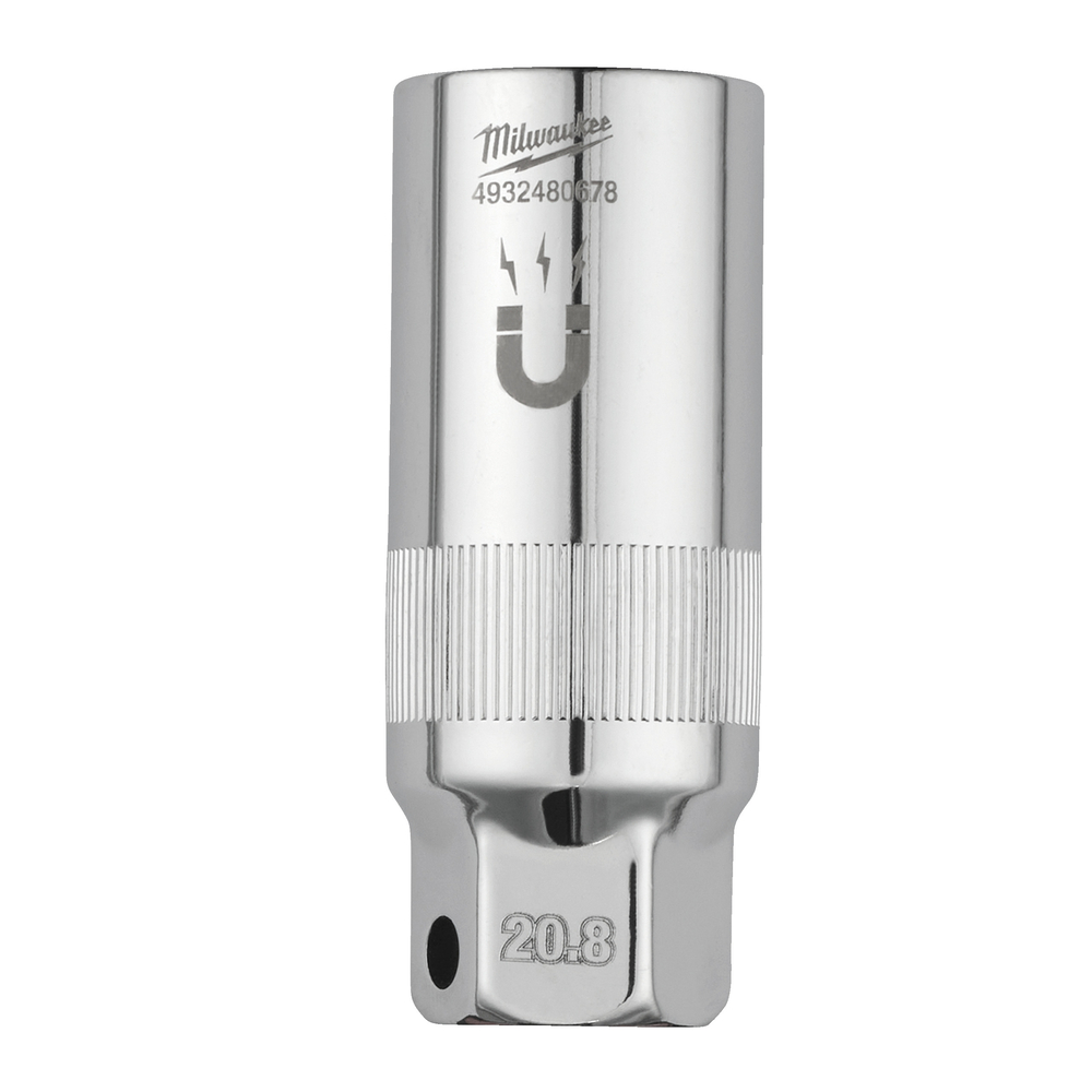 DOUILLE À BOUGIE 3/8 DIAMETRE 14MM - Clip brochable MILWAUKEE ACCESSOIRES - 4932480679