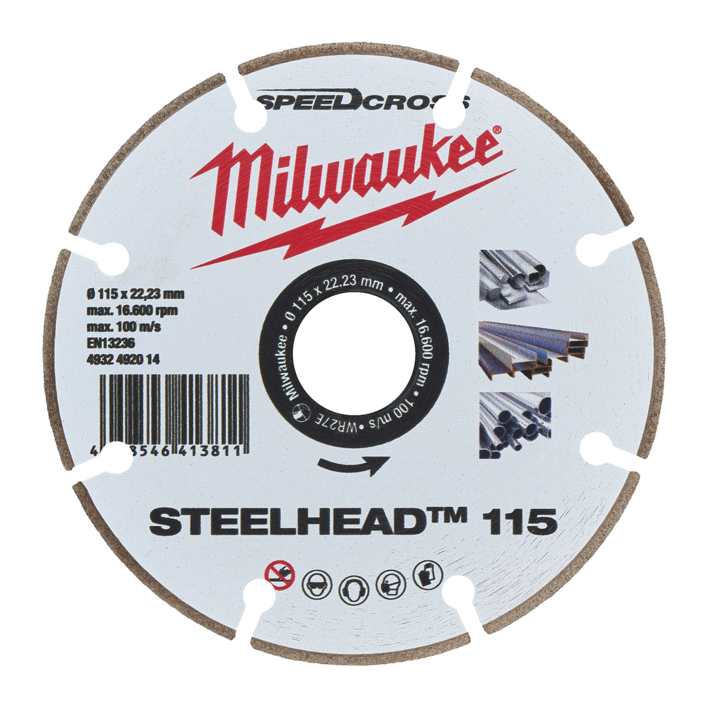 Disques MILWAUKEE ACCESSOIRES diamant - 4932492014