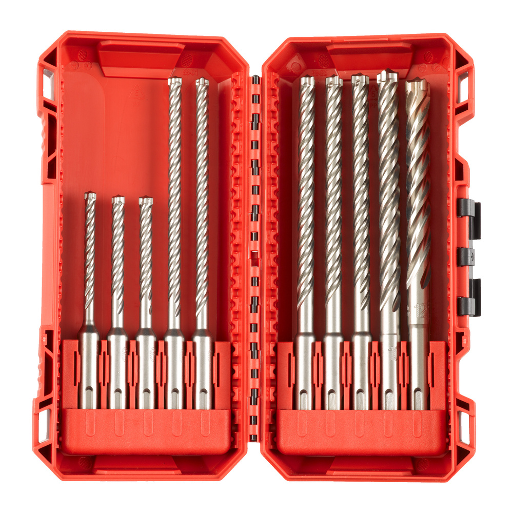COFFRET 7 FORET 2 TAILLANTS SDS PLUS MILWAUKEE ACCESSOIRES - 4932492116