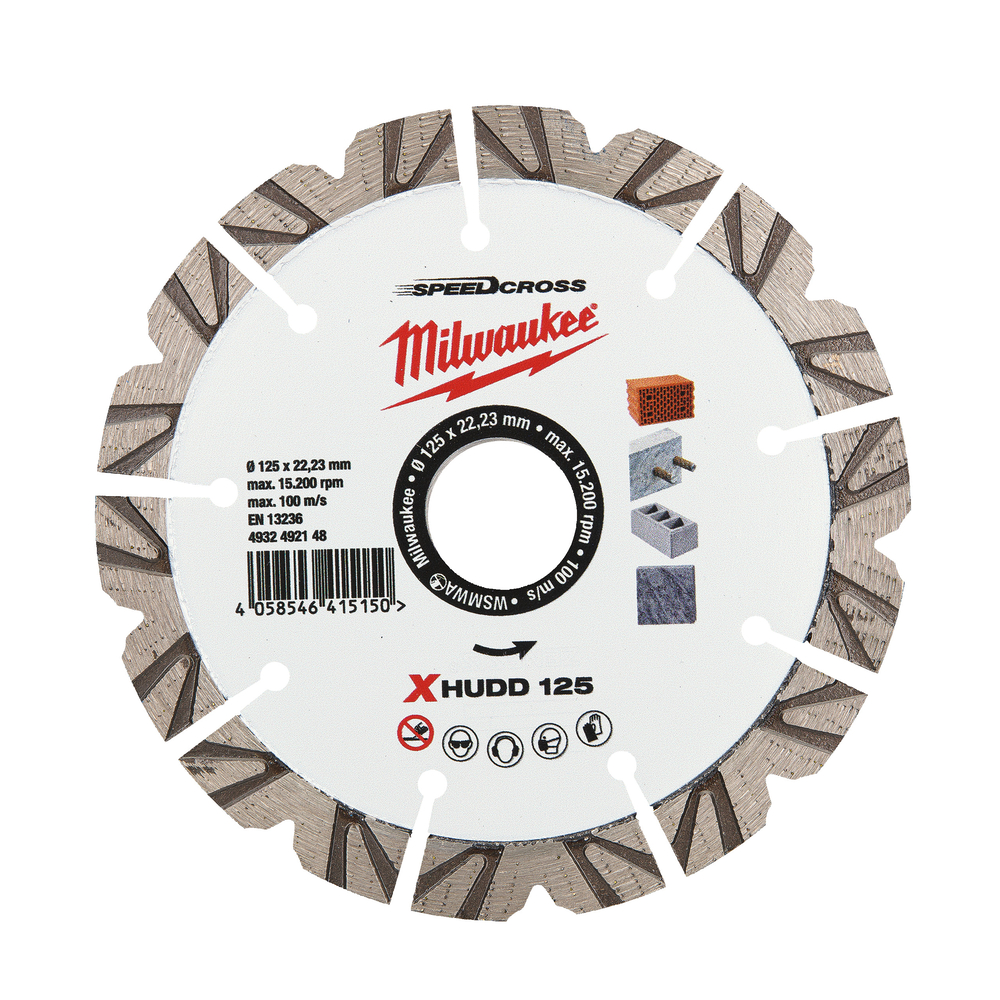 DISQUE SPEEDCROSS EXTREME HUDD 150MM - MILWAUKEE ACCESSOIRES - 4932492149