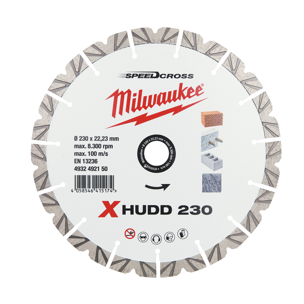 DISQUE SPEEDCROSS EXTREME HUDD 350MM - MILWAUKEE ACCESSOIRES - 4932492151