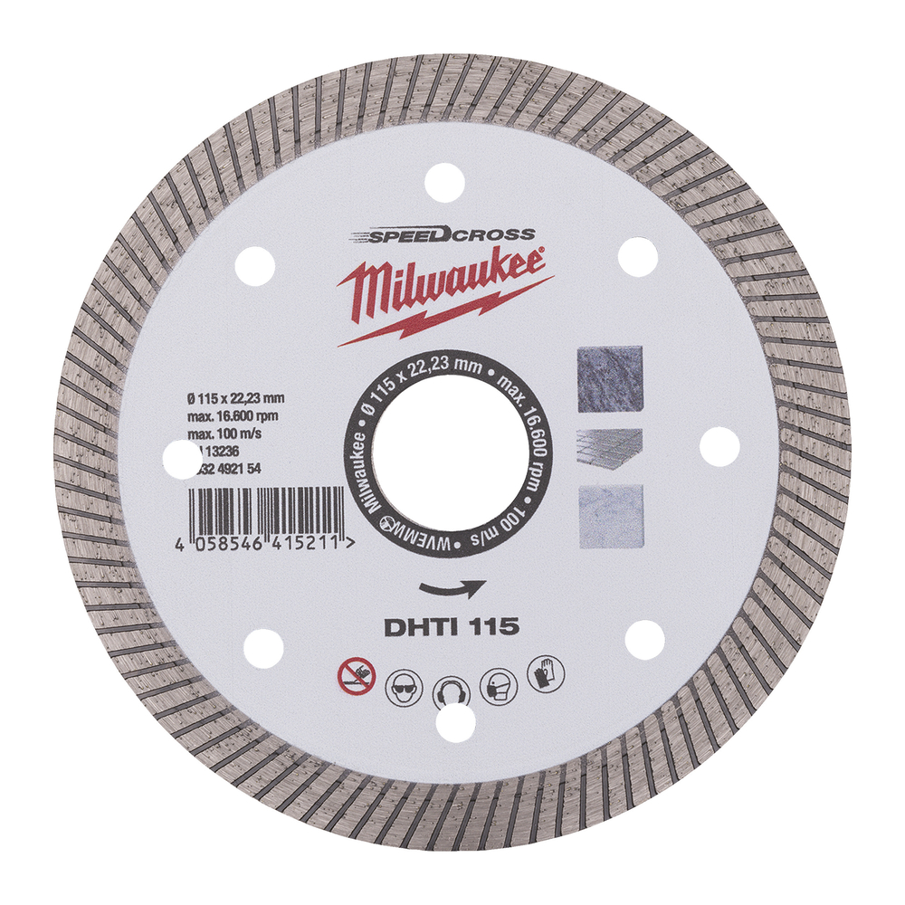 DISQUE SPEEDCROSS DHTI 125MM - MILWAUKEE ACCESSOIRES - 4932492155