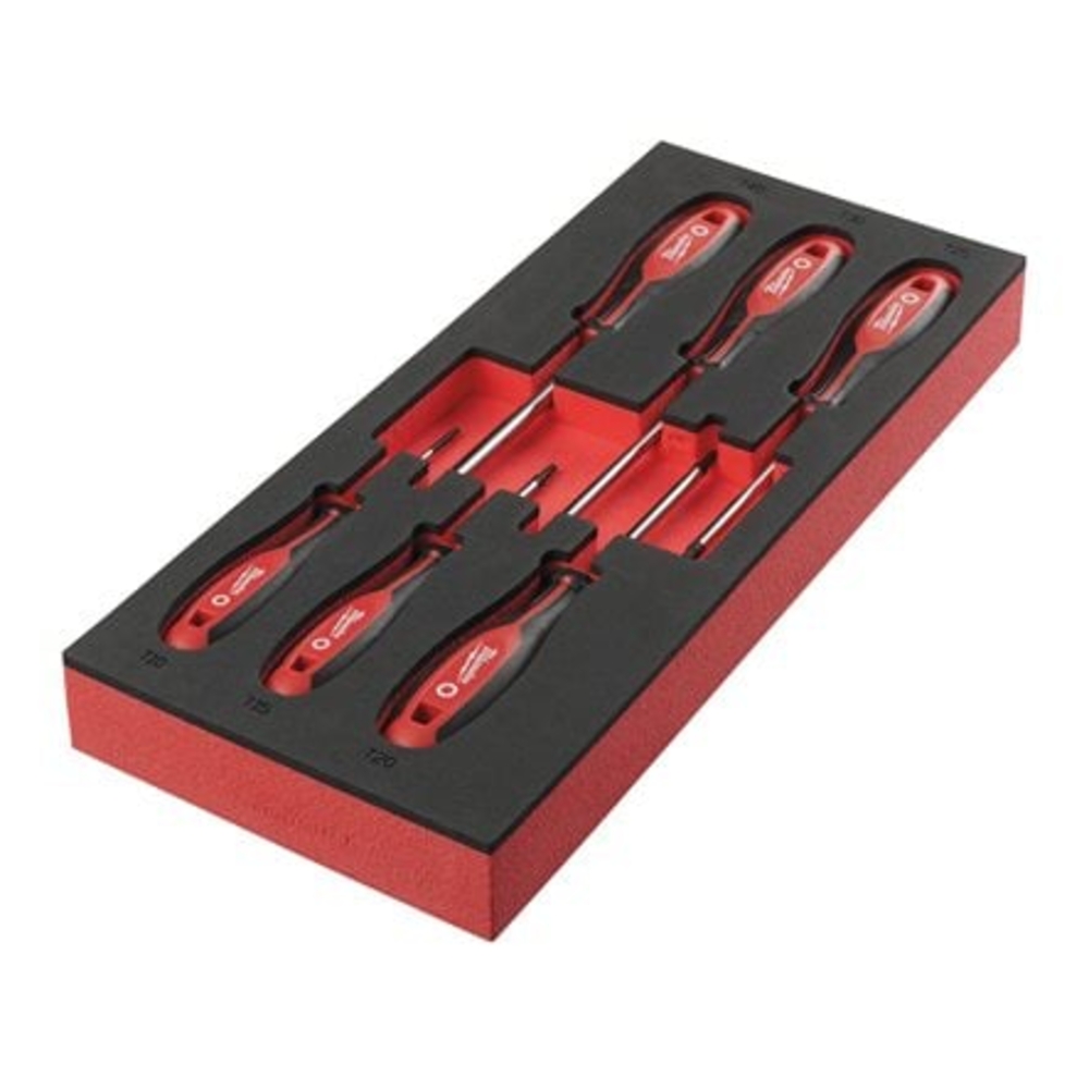 MODULE SERVANTE TOURNEVIS TORX MILWAUKEE 6 PIECES - 4932492392