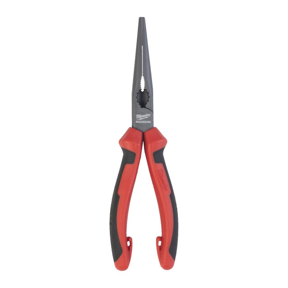 PINCE A BEC LONG 205MM - Clip brochable MILWAUKEE - 4932492465
