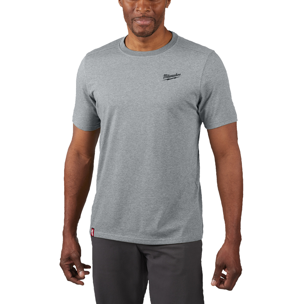 T-shirt HYBRID manches-courtes gris MILWAUKEE - HT SS