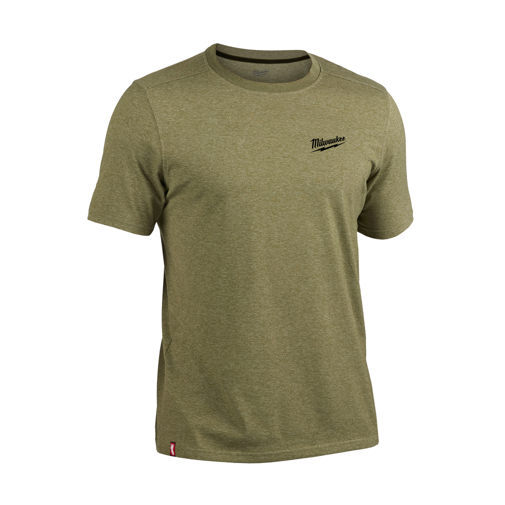 T-shirt HYBRID manches-courtes vert MILWAUKEE - HT SS