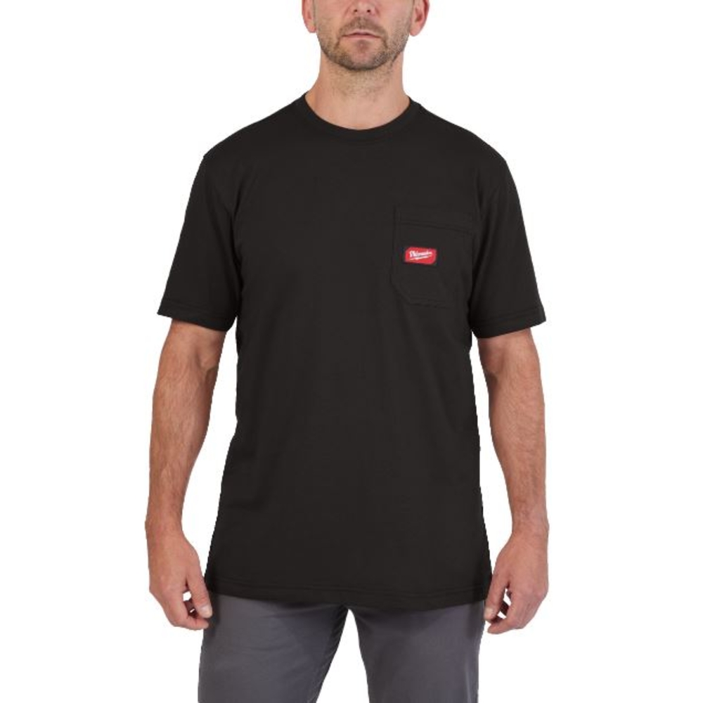 T-SHIRT TRAVAIL MANCHES-COURTES NOIR S. - MILWAUKEE EPI - 4932493003