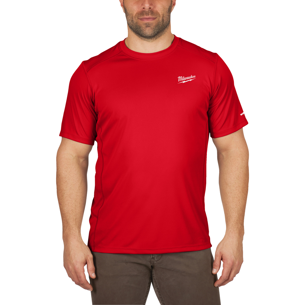 T-shirt WORKSKIN manches-courtes rouge MILWAUKEE - WW SS