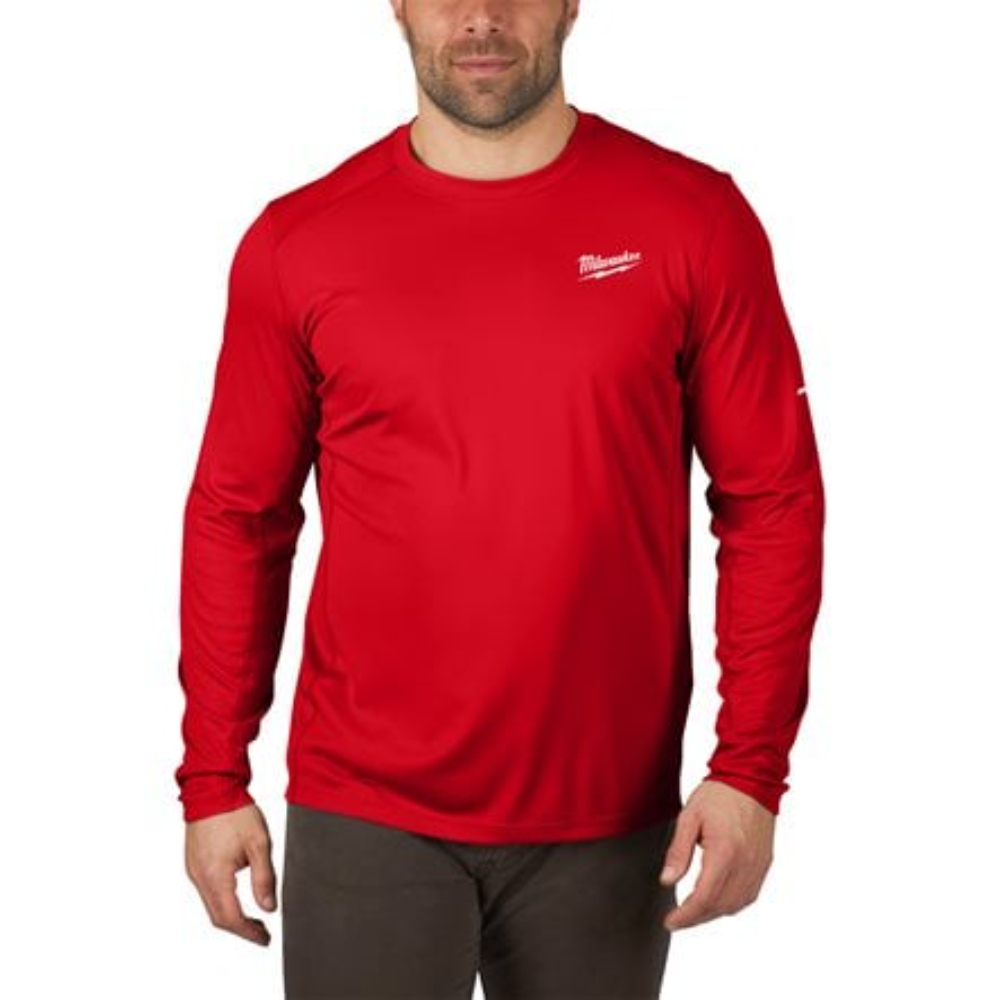 T-SHIRT WORKSKIN MANCHES-LONG ROUGE S. - Blister MILWAUKEE EPI - 4932493083