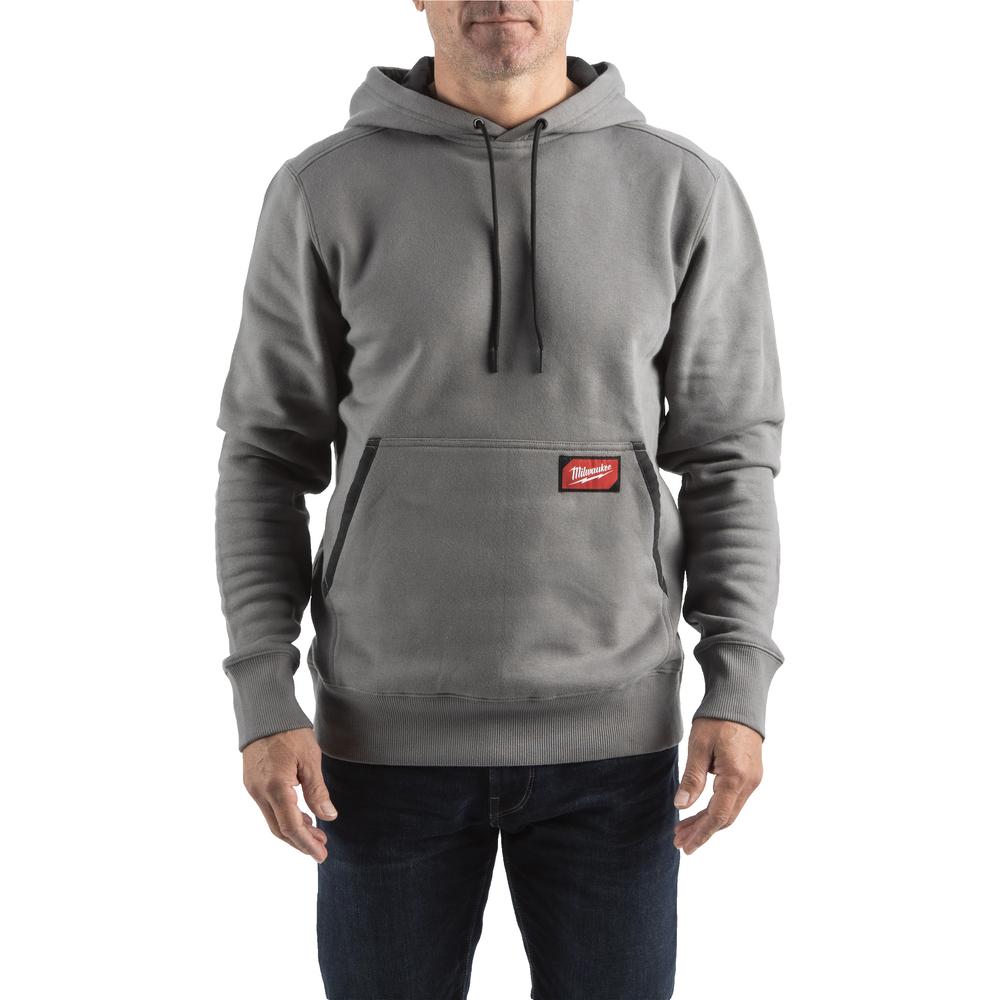 Sweat à capuche MID gris MILWAUKEE - WH MW