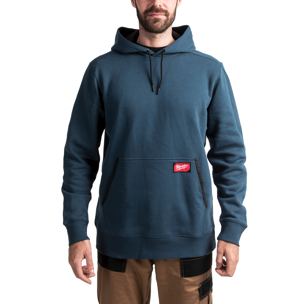 Sweat à capuche MID bleu MILWAUKEE - WH MW