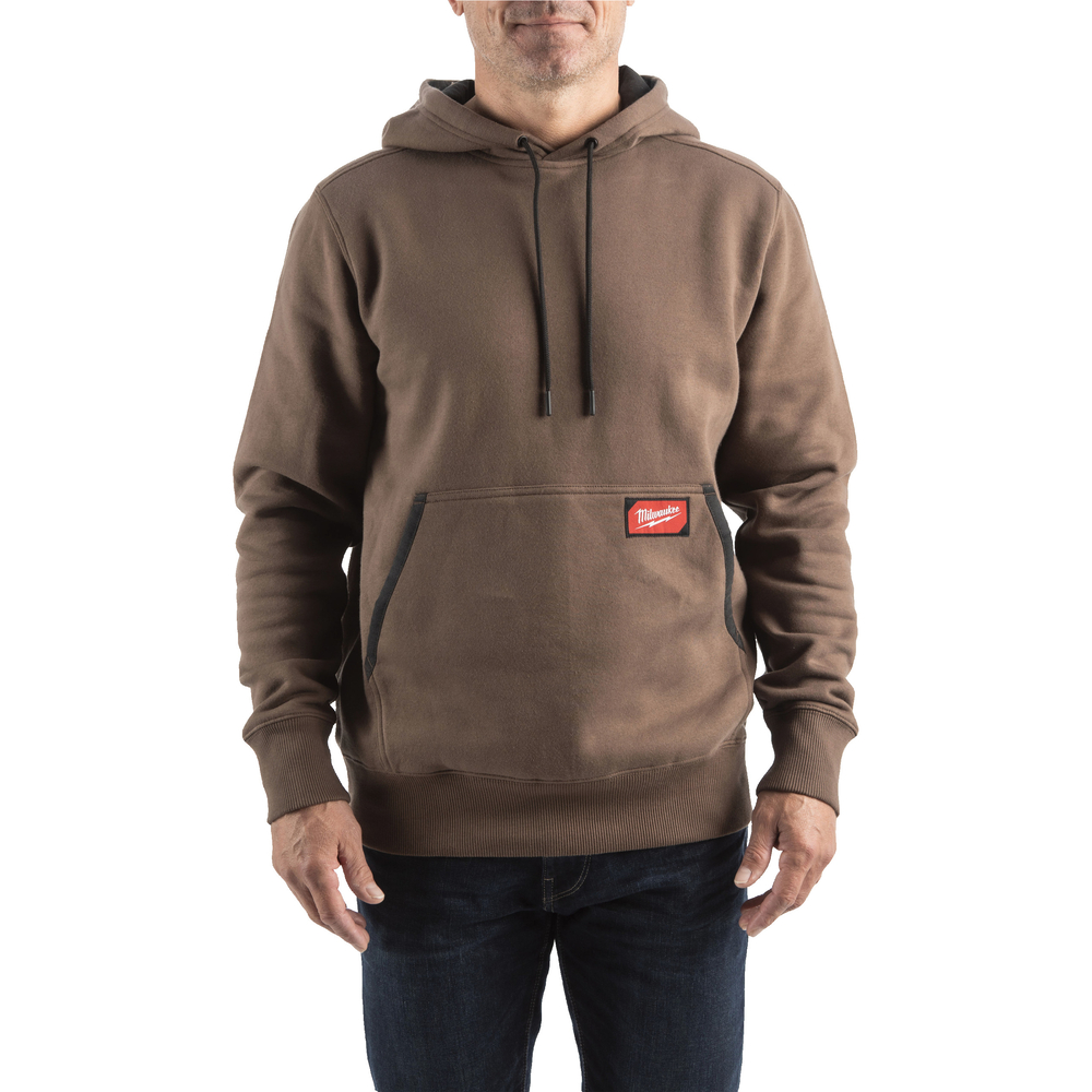 Sweat à capuche MID marron MILWAUKEE - WH MW