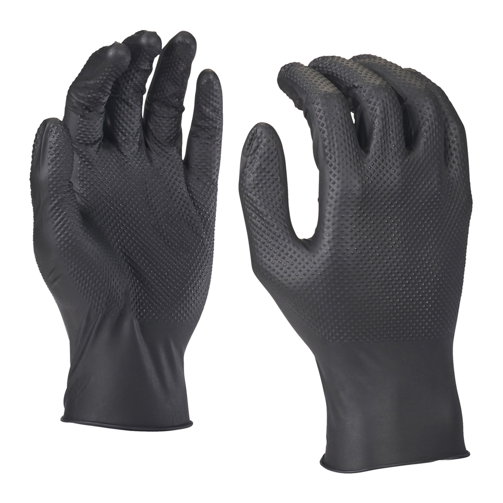 Boîte gants nitrile jetables MILWAUKEE par 50