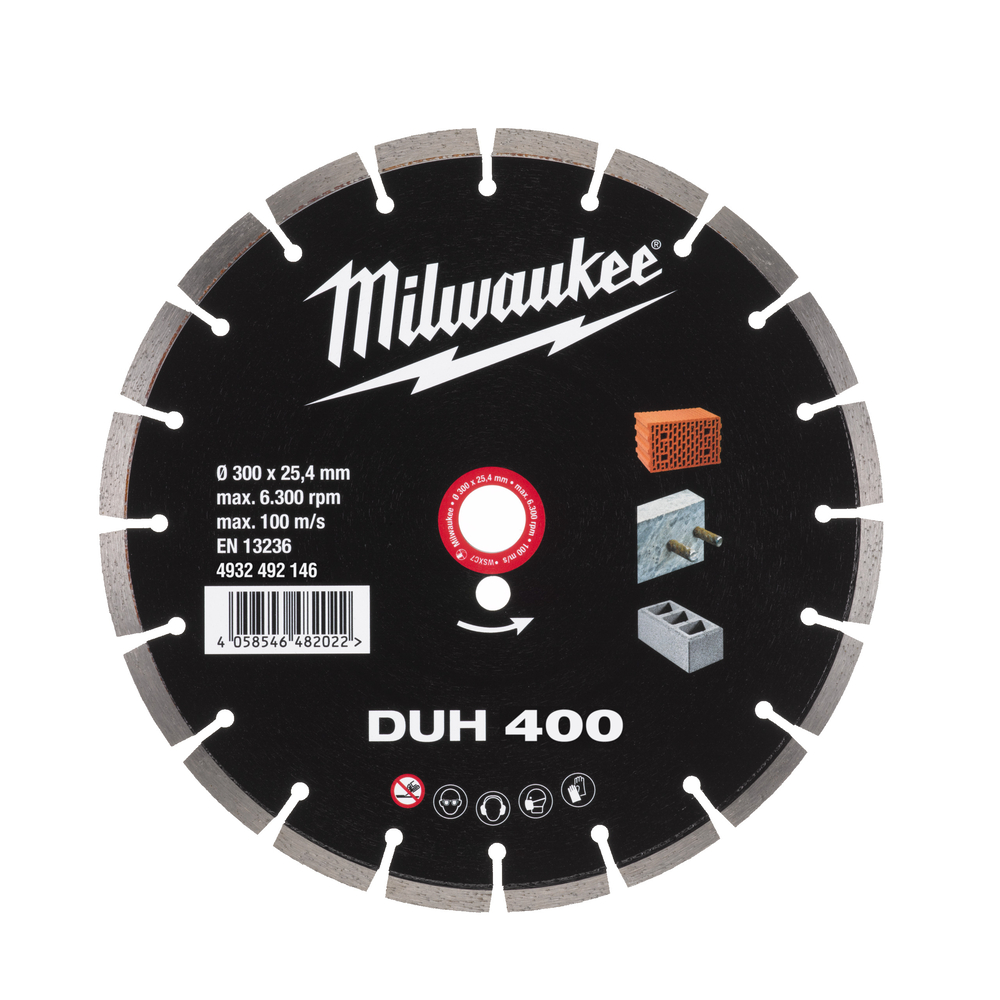 DISQUE DIAMANT PREMIUM DU 300 MM  - carton MILWAUKEE ACCESSOIRES - 4932493332