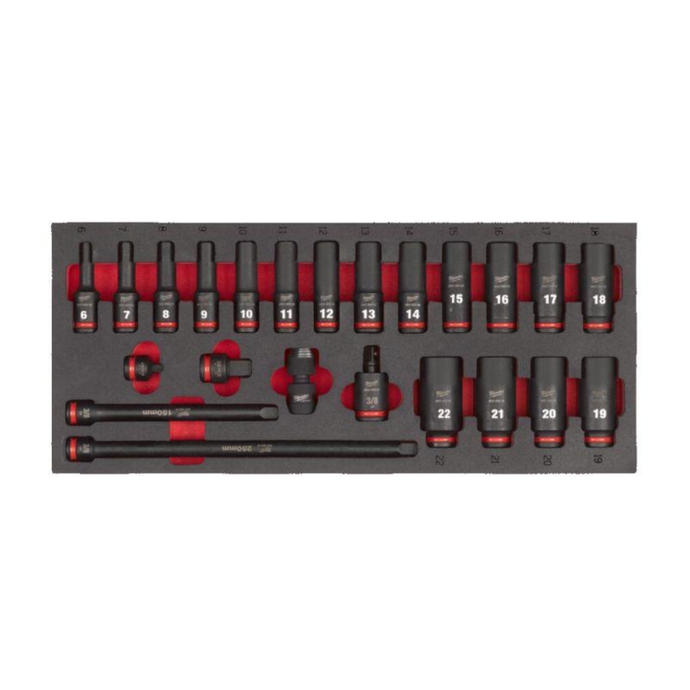 MODULES SERVANTE DOUILLES LONGUE 3/8 - MILWAUKEE - 4932493390